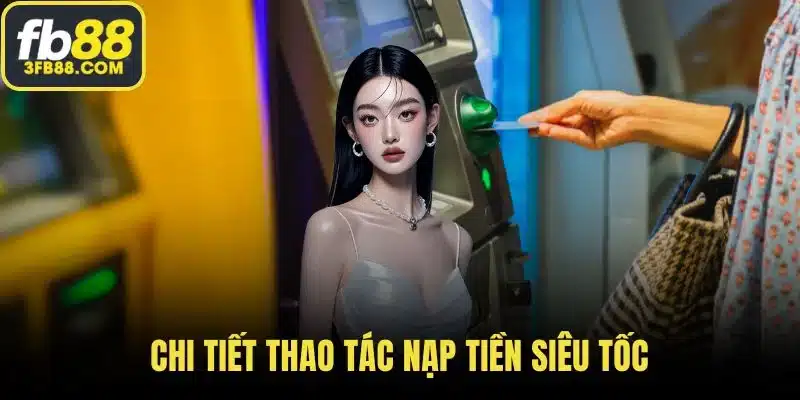 Chi tiết thao tác nạp tiền siêu tốc